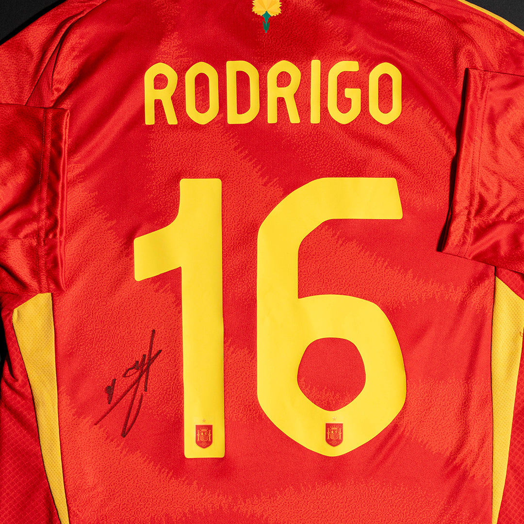 Jersey Firmado Rodri- España